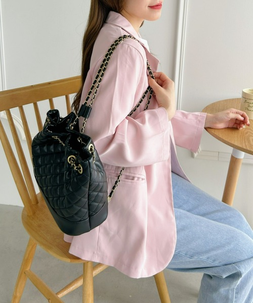 PARFOIS★コンビ巾着型リュック FEMME 楽天市場】リュックサック 日本製 バックパック フラップ 巾着
