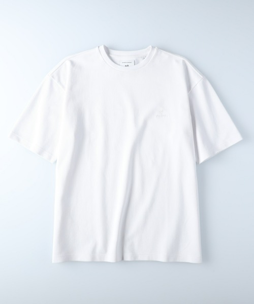 Salt&Pepper(ソルトアンドペッパー)の「【Salt&Pepper】ワンポイント鹿の子Tシャツ(Tシャツ/カットソー・メンズ・ブラック/ホワイト・M/L/XL)」の1枚目の写真
