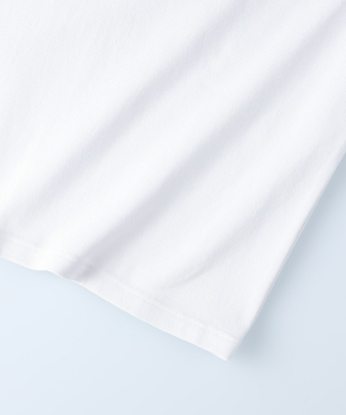 Salt&Pepper(ソルトアンドペッパー)の「【Salt&Pepper】ワンポイント鹿の子Tシャツ(Tシャツ/カットソー・メンズ・ブラック/ホワイト・M/L/XL)」の7枚目の写真