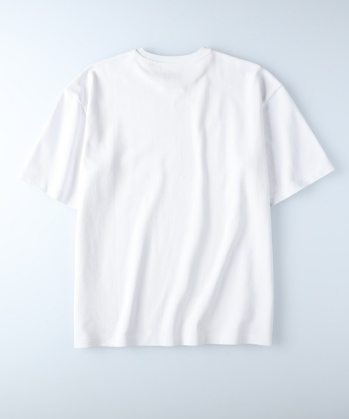 Salt&Pepper(ソルトアンドペッパー)の「【Salt&Pepper】ワンポイント鹿の子Tシャツ(Tシャツ/カットソー・メンズ・ブラック/ホワイト・M/L/XL)」の6枚目の写真