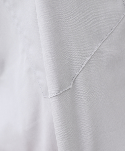 allery(アレリー)の「【allery / アレリ―】レギュラーカラー ショートスリーブシャツ(シャツ/ブラウス・メンズ・ホワイト/ブラック/グレー/サックスブルー・SMALL/MEDIUM/LARGE)」の13枚目の写真