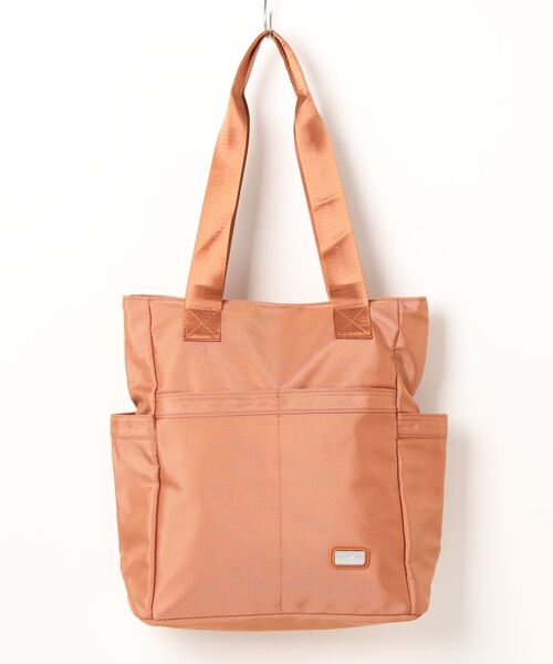 STYLEBLOCK（スタイルブロック）の「ポケット付きトートバッグ（トートバッグ・レディース・ブラック/ダークブルー/オレンジ/パープル/ライトパープル/シャンパン・FREE）」の11枚目の写真