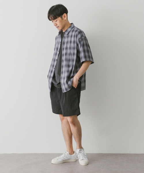 URBAN RESEARCH DOORS(アーバンリサーチドアーズ)の「T/Rオンブレチェックシャツ(シャツ/ブラウス・メンズ・ブラウン系その他/チャコールグレー・LARGE/MEDIUM)」の21枚目の写真