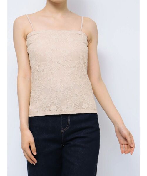 MERCURYDUO（マーキュリーデュオ）の「2WAYカップ付レースベアインナー（チューブトップ・レディース・ブラック/ベージュ/オフホワイト・FREE）」の3枚目の写真