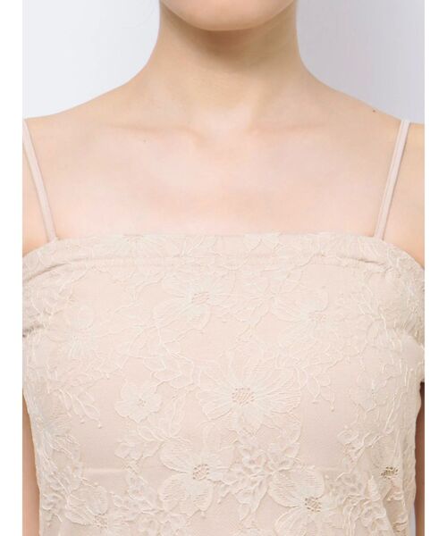 MERCURYDUO（マーキュリーデュオ）の「2WAYカップ付レースベアインナー（チューブトップ・レディース・ブラック/ベージュ/オフホワイト・FREE）」の4枚目の写真