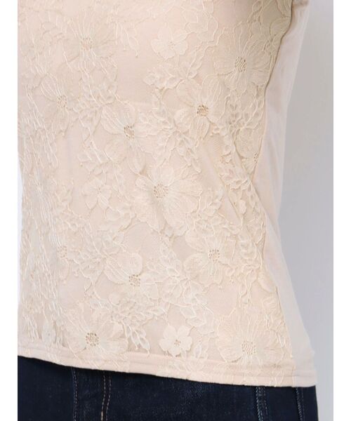 MERCURYDUO（マーキュリーデュオ）の「2WAYカップ付レースベアインナー（チューブトップ・レディース・ブラック/ベージュ/オフホワイト・FREE）」の14枚目の写真