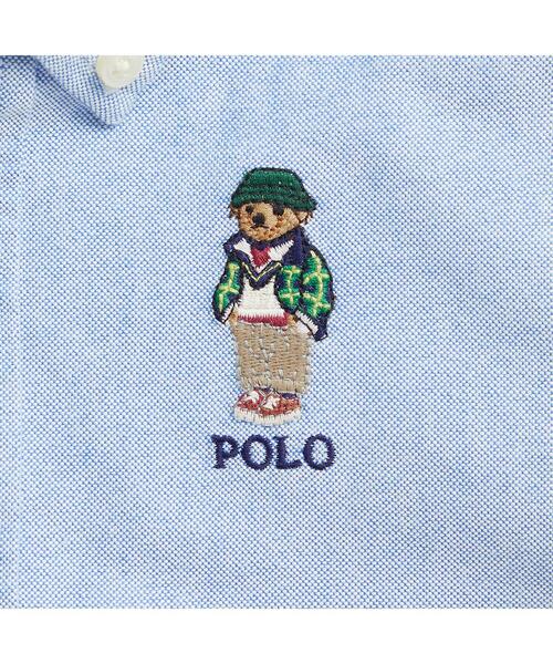 POLO RALPH LAUREN CHILDRENSWEAR(ポロ ラルフ ローレン チルドレンズウェア)の「Polo ベア コットン オックスフォード シャツ(シャツ/ブラウス・キッズ・ブルー・3/4/6/7)」の3枚目の写真