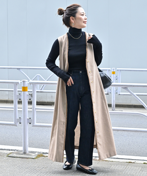 B.C STOCK（ベーセーストック）の「ツイードベストワンピース