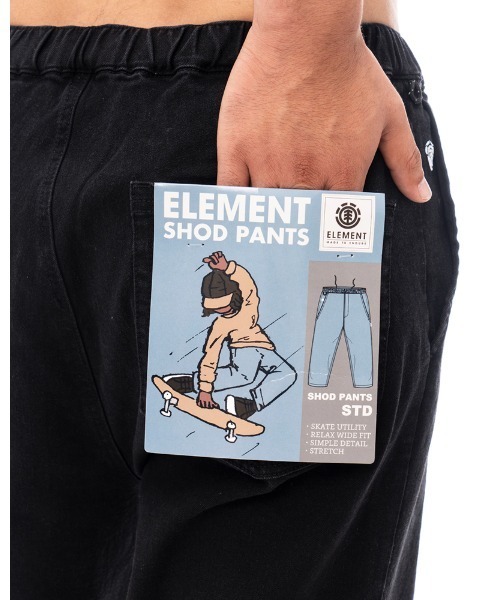 ELEMENT（エレメント）の「ELEMENT メンズ SHOD PANTS STD ロングパンツ 【2023年秋冬モデル】/エレメントワイドルーズスケートパンツ（その他パンツ・メンズ・ブラック系その他/ブラック/ベージュ/ライトブルー・LARGE/X-LARGE/MEDIUM）」の21枚目の写真