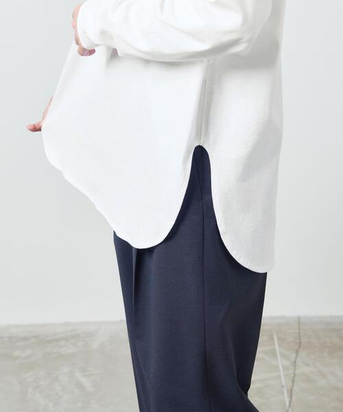 MARW UNITED ARROWS(マルゥ ユナイテッドアローズ)の「<MARW UNITED ARROWS>クルーネック ロングスリーブ カットソー(Tシャツ/カットソー・レディース・ブラック/ホワイト・FREE)」の8枚目の写真