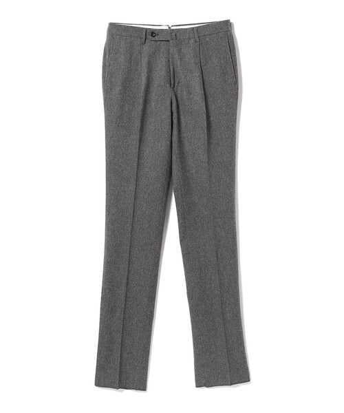 BRILLA per il gusto(ブリッラペルイルグースト)の「Brilla per il gusto / LORO PIANA FABRIC フランネル 1プリーツ スラックス(スラックス・メンズ・シルバー/グレー/ブラウン系その他2/チャコールグレー・46/48/50/52/42/44)」の3枚目の写真