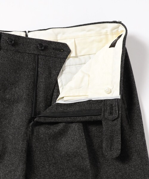 BRILLA per il gusto(ブリッラペルイルグースト)の「Brilla per il gusto / LORO PIANA FABRIC フランネル 1プリーツ スラックス(スラックス・メンズ・シルバー/グレー/ブラウン系その他2/チャコールグレー・46/48/50/52/42/44)」の18枚目の写真