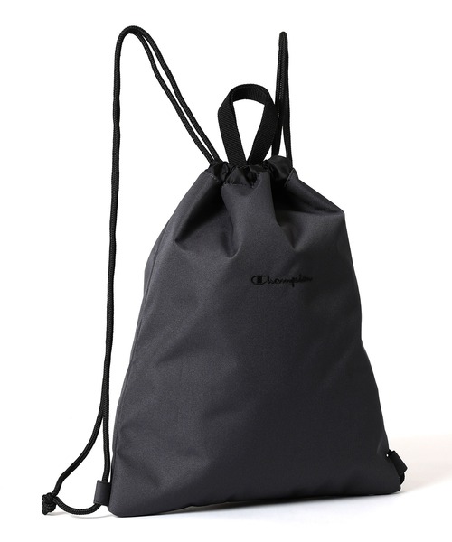 Champion（チャンピオン）の「Champion/チャンピオン グローリー ナップサック ジムバッグ 68201（バックパック/リュック・メンズ・ブラック/グレー/ネイビー・FREE）」の3枚目の写真