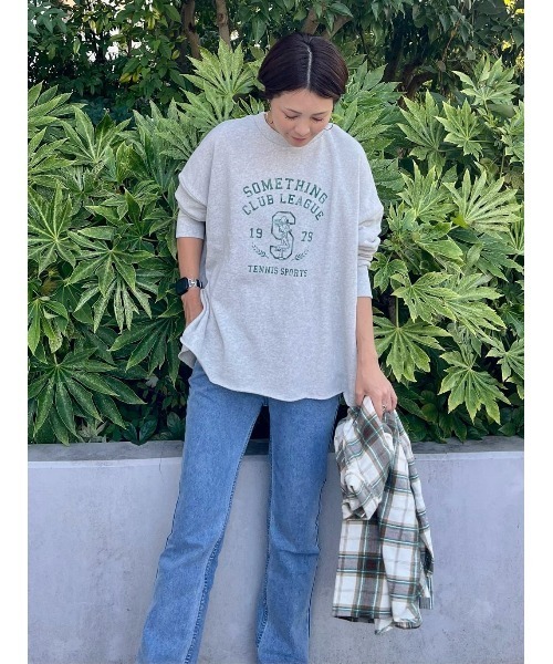 BACK NUMBER(バックナンバー)の「【BACK NUMBER】バックスリットフレアパンツ(デニムパンツ・レディース・ライトインディゴブルー・S/M/L)」の8枚目の写真