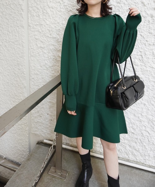 VIS（ビス）の「ダブルポケット横長ボストンバッグ（ボストンバッグ・レディース・シルバー/ブラック・FREE）」の17枚目の写真