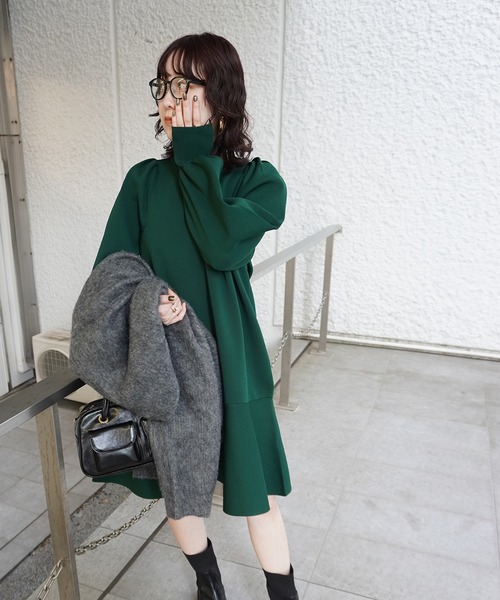 VIS（ビス）の「ダブルポケット横長ボストンバッグ（ボストンバッグ・レディース・シルバー/ブラック・FREE）」の18枚目の写真