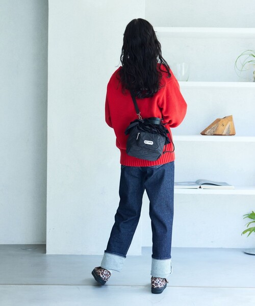 FREAK'S STORE(フリークスストア)の「TOWN CRAFT × FREAK'S STORE/タウンクラフト 別注ベーシック ニット プルオーバー(ニット/セーター・レディース・オリーブ/マスタード/ネイビー/ブラック/レッド/オフホワイト・フリ-)」の17枚目の写真
