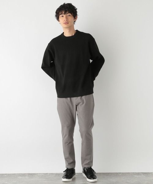 GLOBAL WORK(グローバルワーク)の「リッチライトニットプルオーバー/971898(ニット/セーター・メンズ・グレー系その他/オフホワイト/ブラック/ダークブルー/カーキ・SMALL/X-LARGE/LARGE/MEDIUM)」の9枚目の写真