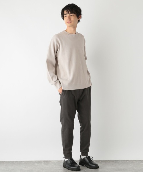 GLOBAL WORK(グローバルワーク)の「リッチライトニットプルオーバー/971898(ニット/セーター・メンズ・グレー系その他/オフホワイト/ブラック/ダークブルー/カーキ・SMALL/X-LARGE/LARGE/MEDIUM)」の12枚目の写真
