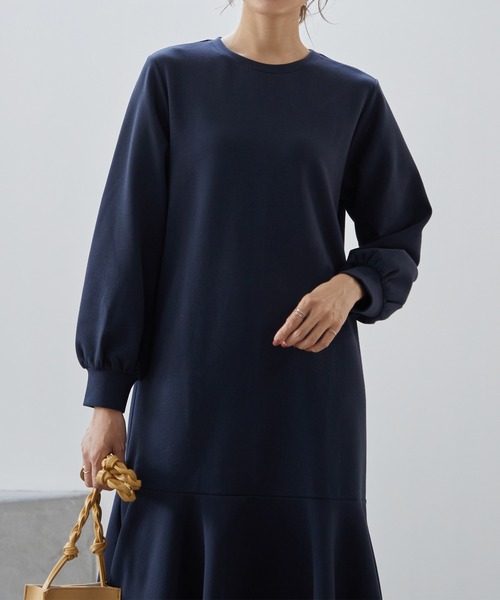 for/c（フォーシー）の「ダンボールマーメイドワンピース【サスティナブル】（ワンピース・レディース・ブラック/ネイビー・L/LL/M）」の15枚目の写真