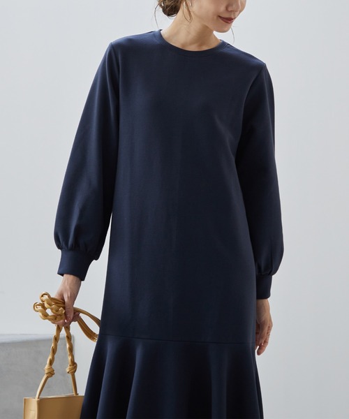 for/c（フォーシー）の「ダンボールマーメイドワンピース【サスティナブル】（ワンピース・レディース・ブラック/ネイビー・L/LL/M）」の16枚目の写真