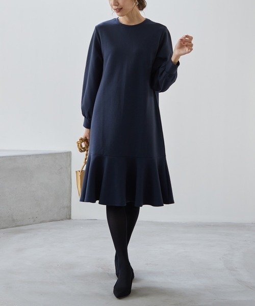 for/c（フォーシー）の「ダンボールマーメイドワンピース【サスティナブル】（ワンピース・レディース・ブラック/ネイビー・L/LL/M）」の11枚目の写真