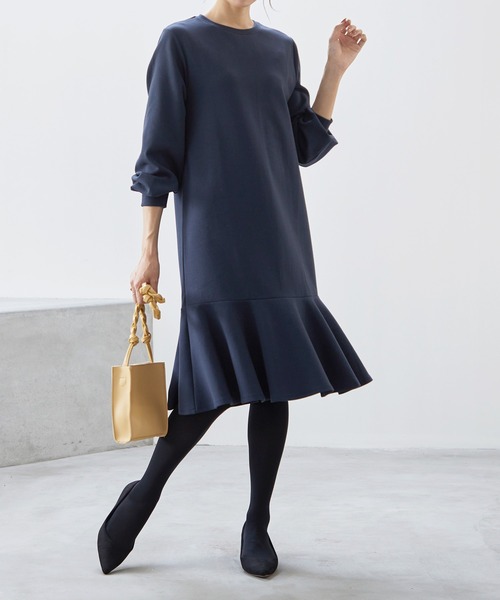 for/c（フォーシー）の「ダンボールマーメイドワンピース【サスティナブル】（ワンピース・レディース・ブラック/ネイビー・L/LL/M）」の22枚目の写真