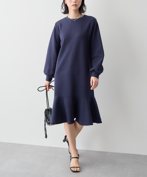 for/c（フォーシー）の「ダンボールマーメイドワンピース【サスティナブル】（ワンピース・レディース・ブラック/ネイビー・L/LL/M）」の20枚目の写真