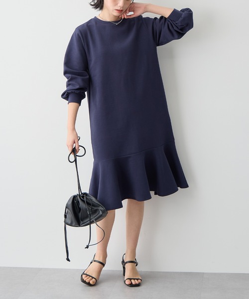 for/c（フォーシー）の「ダンボールマーメイドワンピース【サスティナブル】（ワンピース・レディース・ブラック/ネイビー・L/LL/M）」の21枚目の写真