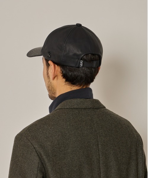 arth（アース）の「arth Leather Cap / アース（キャップ・メンズ・ブラック・57~59cm）」の13枚目の写真