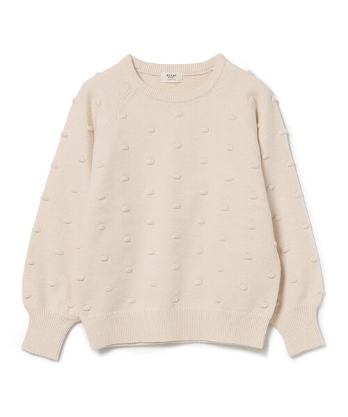 BEAMS HEART(ビームスハート)の「BEAMS HEART / ポップコーンジャカード ニットプルオーバー(ニット/セーター・レディース・レッド/グリーン/アイボリー・FREE)」の21枚目の写真