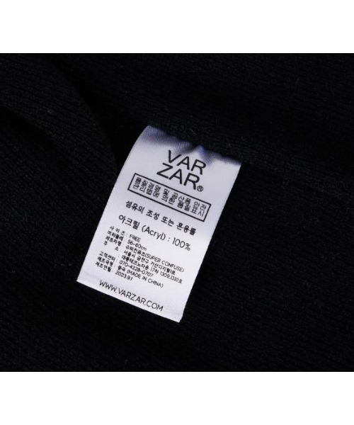 VARZAR(バザール)の「VARZAR(バザール)/VA Square Jacquard Beanie/Y2K スクエア ロゴ ジャガード ビーニー ニット帽(ニットキャップ/ビーニー・レディース・グレー/ブルー/ブラック・FREE)」の19枚目の写真