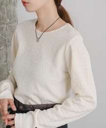 Kastane | 【新色追加】カットジャガードプルオーバー(Tシャツ/カットソー)