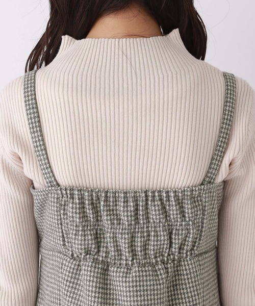 repipi armario（レピピ アルマリオ）の「ビスチェキャミワンピース（ワンピース・キッズ・ベージュ/グレー・MEDIUM/SMALL/LARGE）」の11枚目の写真