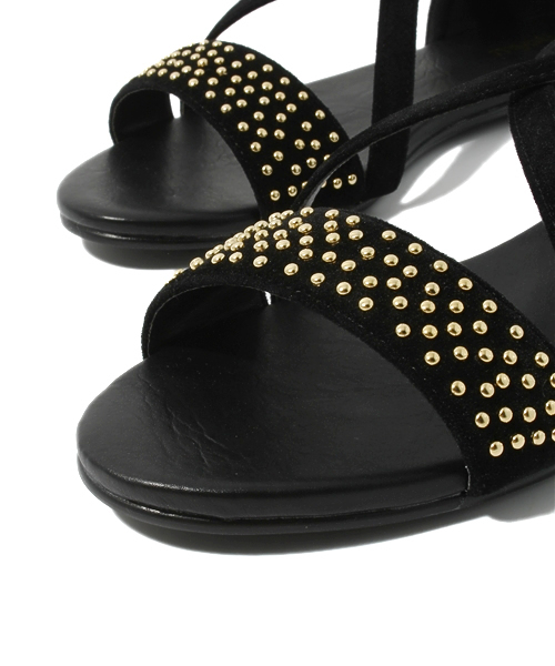 mystic（ミスティック）の「スタッズペタンコサンダル（サンダル・レディース・ブラック/グレー/ネイビー/キャメル・38/37/36）」の9枚目の写真