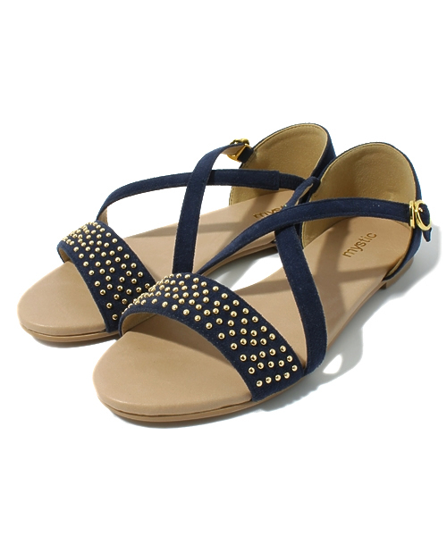 mystic（ミスティック）の「スタッズペタンコサンダル（サンダル・レディース・ブラック/グレー/ネイビー/キャメル・38/37/36）」の11枚目の写真