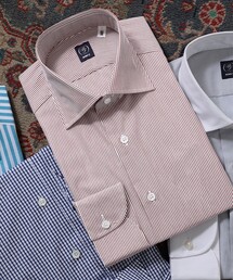 BEAMS F | BEAMS F / ペンシルストライプ ワイドカラーシャツ(シャツ/ブラウス)