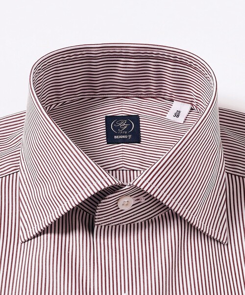 BEAMS F（ビームスエフ）の「BEAMS F / ペンシルストライプ ワイドカラーシャツ（シャツ/ブラウス・メンズ・ワイン・41/42/39/40/37/38）」の5枚目の写真