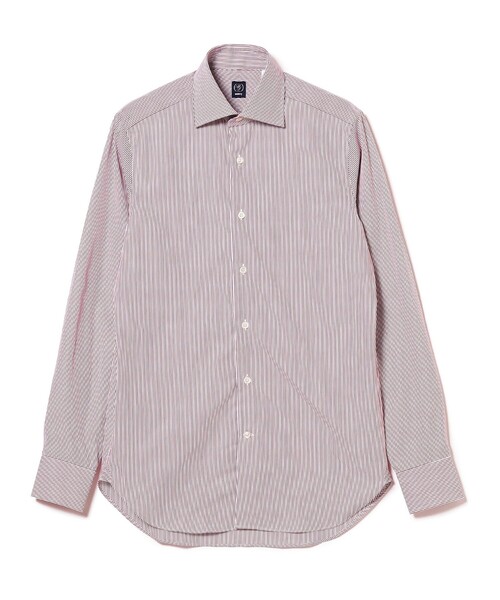 BEAMS F（ビームスエフ）の「BEAMS F / ペンシルストライプ ワイドカラーシャツ（シャツ/ブラウス・メンズ・ワイン・41/42/39/40/37/38）」の6枚目の写真