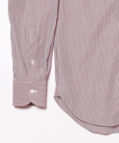 BEAMS F（ビームスエフ）の「BEAMS F / ペンシルストライプ ワイドカラーシャツ（シャツ/ブラウス・メンズ・ワイン・41/42/39/40/37/38）」の7枚目の写真