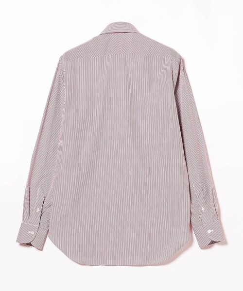 BEAMS F（ビームスエフ）の「BEAMS F / ペンシルストライプ ワイドカラーシャツ（シャツ/ブラウス・メンズ・ワイン・41/42/39/40/37/38）」の9枚目の写真