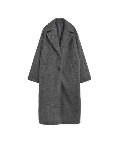 2025 WINTER PRE ORDER]ウールタッチシャギーチェスターロングコート