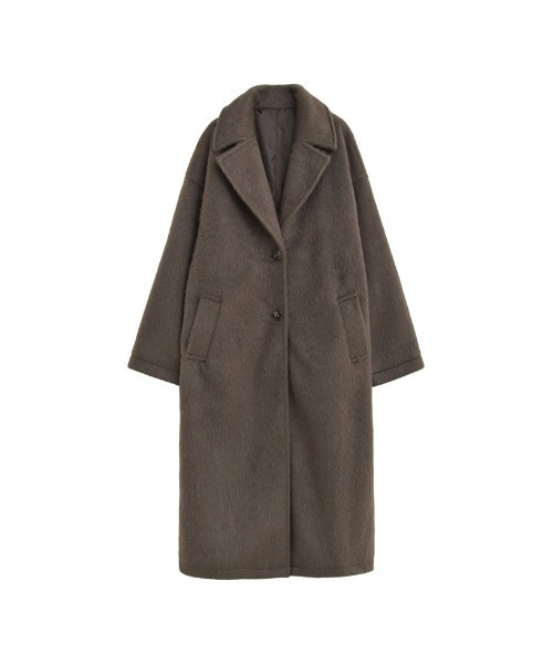 2025 WINTER PRE ORDER]ウールタッチシャギーチェスターロングコート