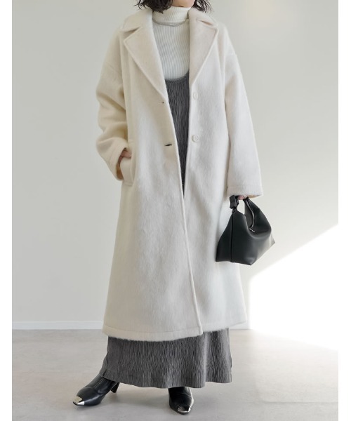 新品同様 現行 フェンディ 超ロング チェスターコート 48 ウールギャバ 新品同様 現行 フェンディ 超ロング チェスターコート 48 ウールギャバ