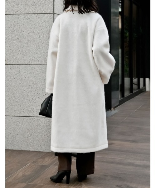 美品 バーニーズニューヨーク ロロピアーナ ウールチェスターコート