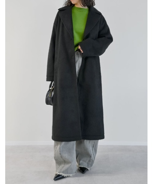 セール】[2025 WINTER PRE ORDER]ウールタッチシャギーチェスター