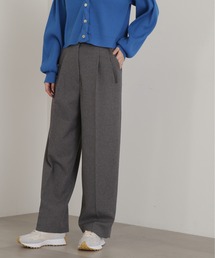 N.(N. Natural Beauty Basic) | 【S Size Line】【ウォッシャブル】◆センタープレスベルト付ワイドパンツ(スラックス)