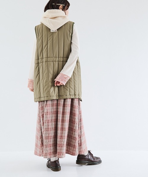 Crisp(クリスプ)の「チェックタックギャザースカート(スカート・レディース・ピンク/グリーン・FREE)」の21枚目の写真