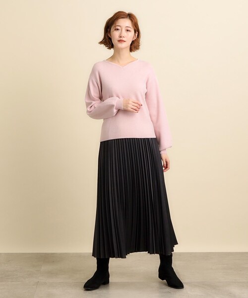 grove（グローブ）の「◇きらめくオーロララメが上品！ハートネック