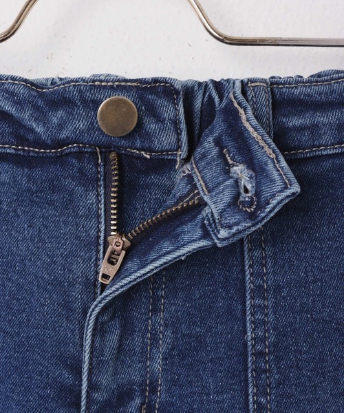 evernavy(エバーネイビー)の「ストレッチ裏微起毛ベイカーデニムパンツ(デニムパンツ・レディース・ブルー・M/L)」の15枚目の写真